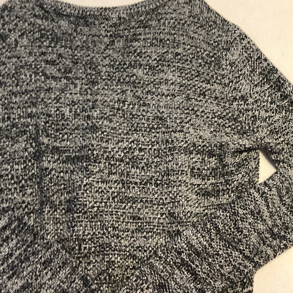 Black and white sweater
